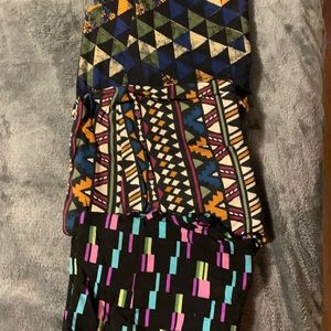 BUNDLE- 3 pairs Lularoe Leggings TC New